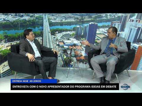 Entrevista com o novo apresentador do programa Ideias em Debate 08 11 2022