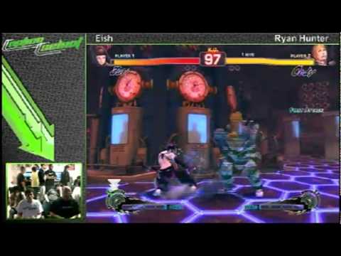Super Street Fighter 4 AE 7/11/11 eiSH (Juri) vs Ryan Hunter (Cody)