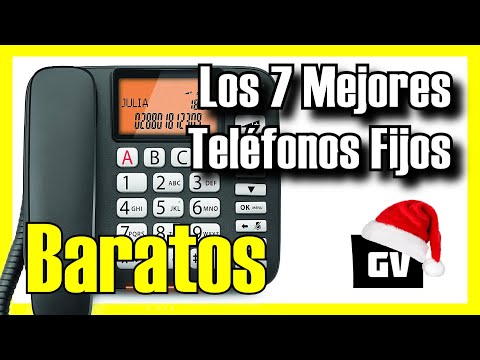 🥇📞 Los 7 MEJORES Teléfonos Fijos BARATOS de Amazon [2025]✅[Calidad/Precio] Inalámbricos de Casa