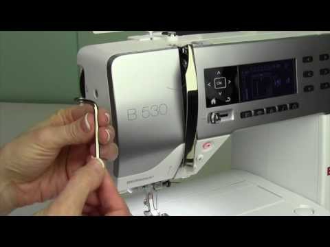 Bernina 530 22 Removing Threads from Take Up Lever