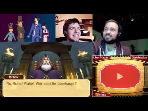 Let's Play Together Professor Layton VS Ace Attorney [blind] German #111