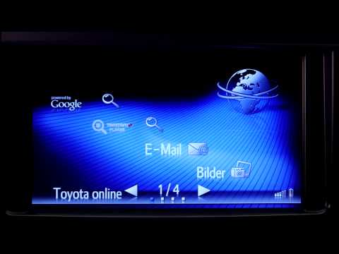 Toyota Touch2 - Anleitung zur nutzung der online suchfunktionen Google Street View und Panoramio