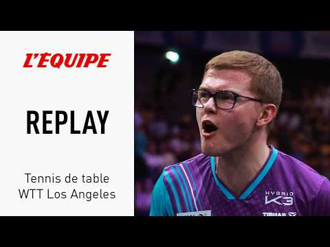 Tennis de table - Le replay du match entre Alexis Lebrun et Anton Kallberg au WTT de Los Angeles