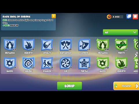 #DML Test new Sigils at Arena Battle - Dragon Mania Legends