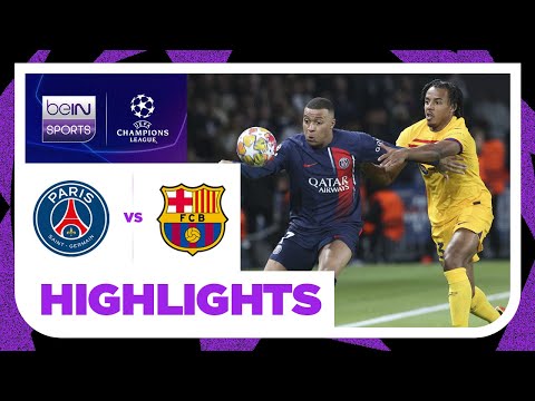PSG v Barcelona | Champions League 23/24 | Match Highlights