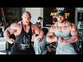 Training With a Heavy Weight BodyBuilder