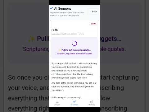 Believers Notes — Mobile Tutorial