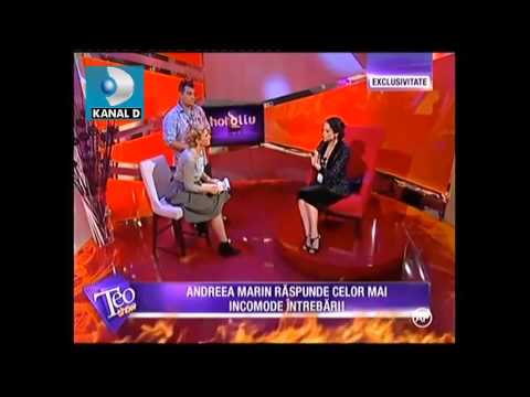 Andreea Marin despre Alege demnitatea si Fii independenta -  Teo Show, 1.09.2015