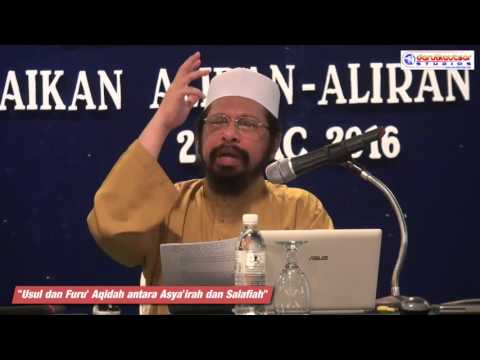 [AQIDAH] SEMINAR AQIDAH - USUL & FURU' AQIDAH ANTARA ASYA'IRAH & SALAFIAH- Maulana Muhd Asri Yusoff