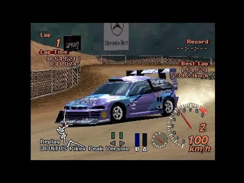 Gran Turismo 2 PS1 - Cultus on Pikes Peak (Replay)