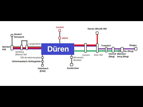 Lautsprecheransagen (Blechelse) im Bahnhof Düren