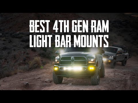 Best 4th Gen Ram LED Light Mounts | 52k Lumens!