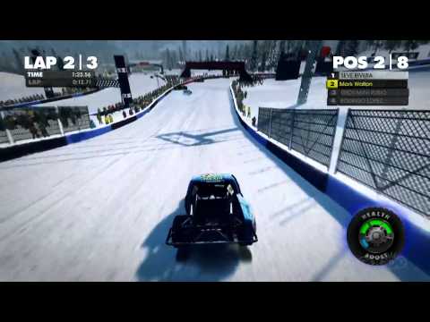 Snowy Race Off - DiRT Showdown Gameplay (Xbox 360)