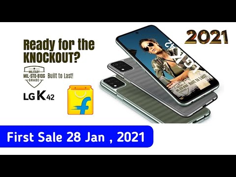 LG K42 ka First Sale 28 January , 2021 Flipkart se booking Kare MediaTek helio P22 Processor 😝😝