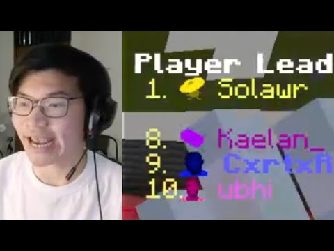 "There's like 10 people in the top 10"