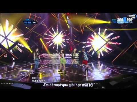 [Vietsub][Perf] f(x) - Electric Shock + Win No.1 @ 120621 M!CountDown {T-Express Team}[360Kpop]