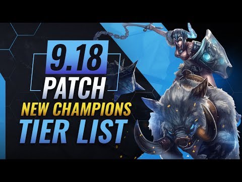 9.18 - BEST Champions Tier list - Teamfight Tactics Patch 9.18