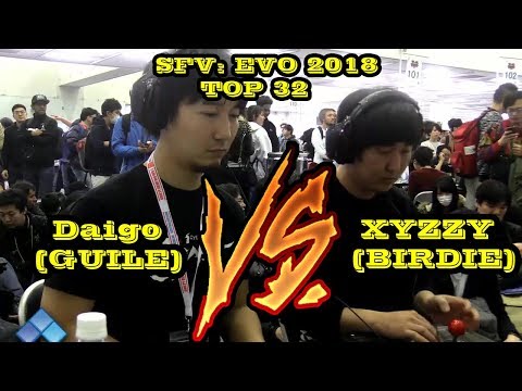 SFV: Evo Japan 2018 Top 32|Daigo Best Umehara(GUILE) VS XYZZY(BIRDIE)