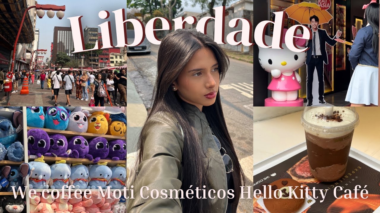 SP VLOG: UM DIA NA LIBERDADE 🇯🇵 We coffee | Comidas tradicionais | Comprinhas | Café da Hello Kitty