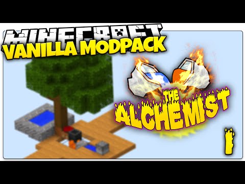 Minecraft | THE ALCHEMIST #1 | Skyblock Vanilla Mod Pack (Minecraft Vanilla Mods)