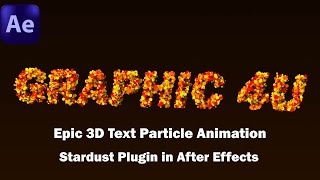 Epic 3D Text Particle Animation – Stardust Plugin in After Effects