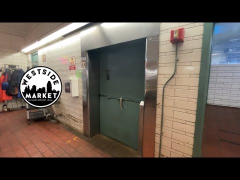 Epic Motor! Vintage OTIS Hydraulic Freight Elevator #1 | West Side Market | Cleveland, OH