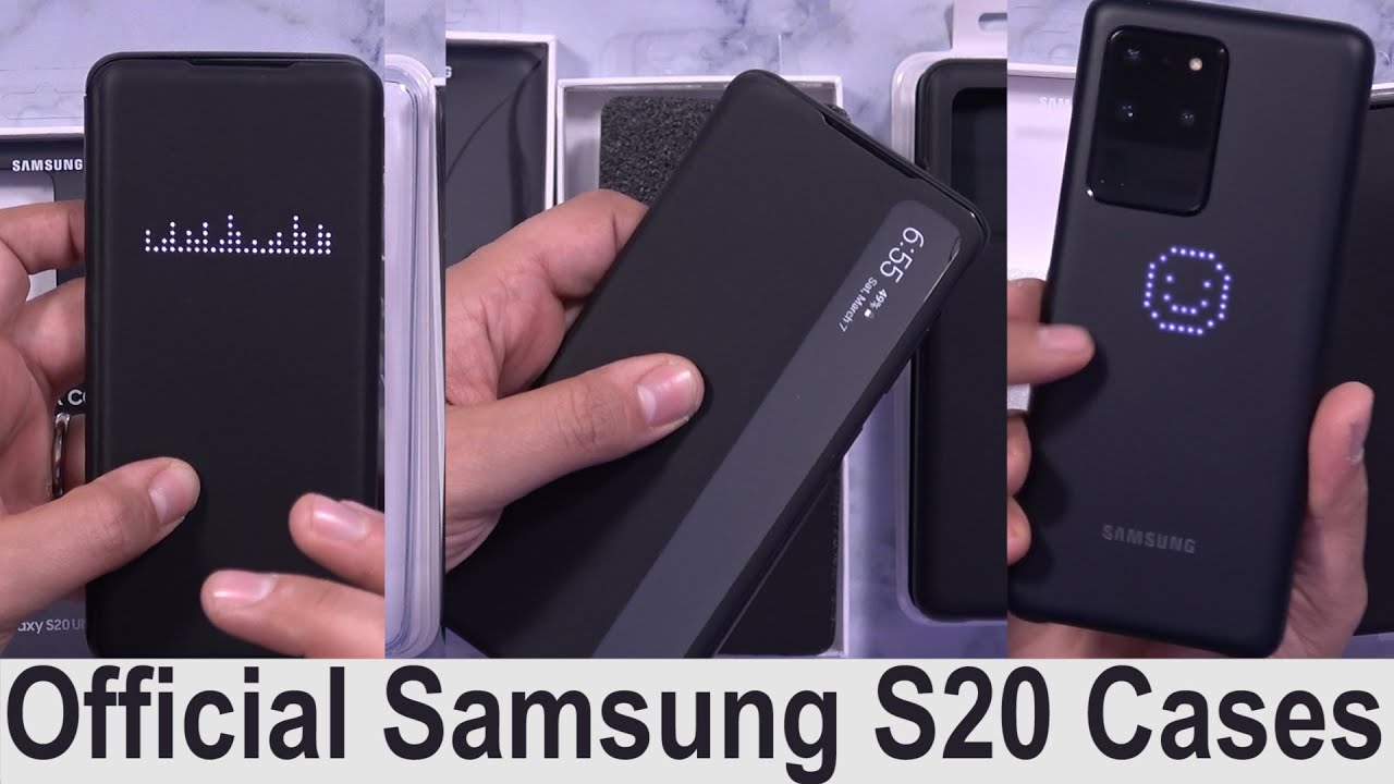 Official Original Samsung Galaxy S20 Plus, S20, S20 Ultra Cases Review ( Best S20 Cases)