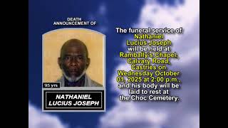 Nathaniel Lucius Joseph ~ Medium Obituary