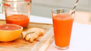 Grapefruit, Carrot, and Ginger Juice- Healthy Appetite with Shira Bocar