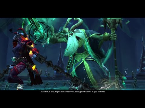 The Jailor vs Primus - 9.1 Chains of Domination , World of Warcraft Shadowlands