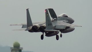 preview picture of video '[JASDF] 306th FS F-15J/DJ EAGLE TAKE-OFF & LANDING KOMATSU Airbase 航空自衛隊小松基地 2013.12.11'