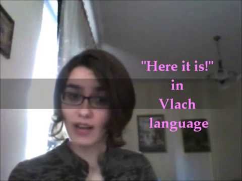 Here it is! -  letter Ă - Vlach language