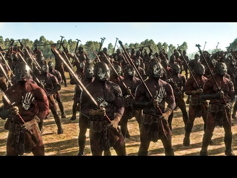 Rohan Vs Uruk-Hai | 12,000 Unit Lord of the Ring Cinematic battle