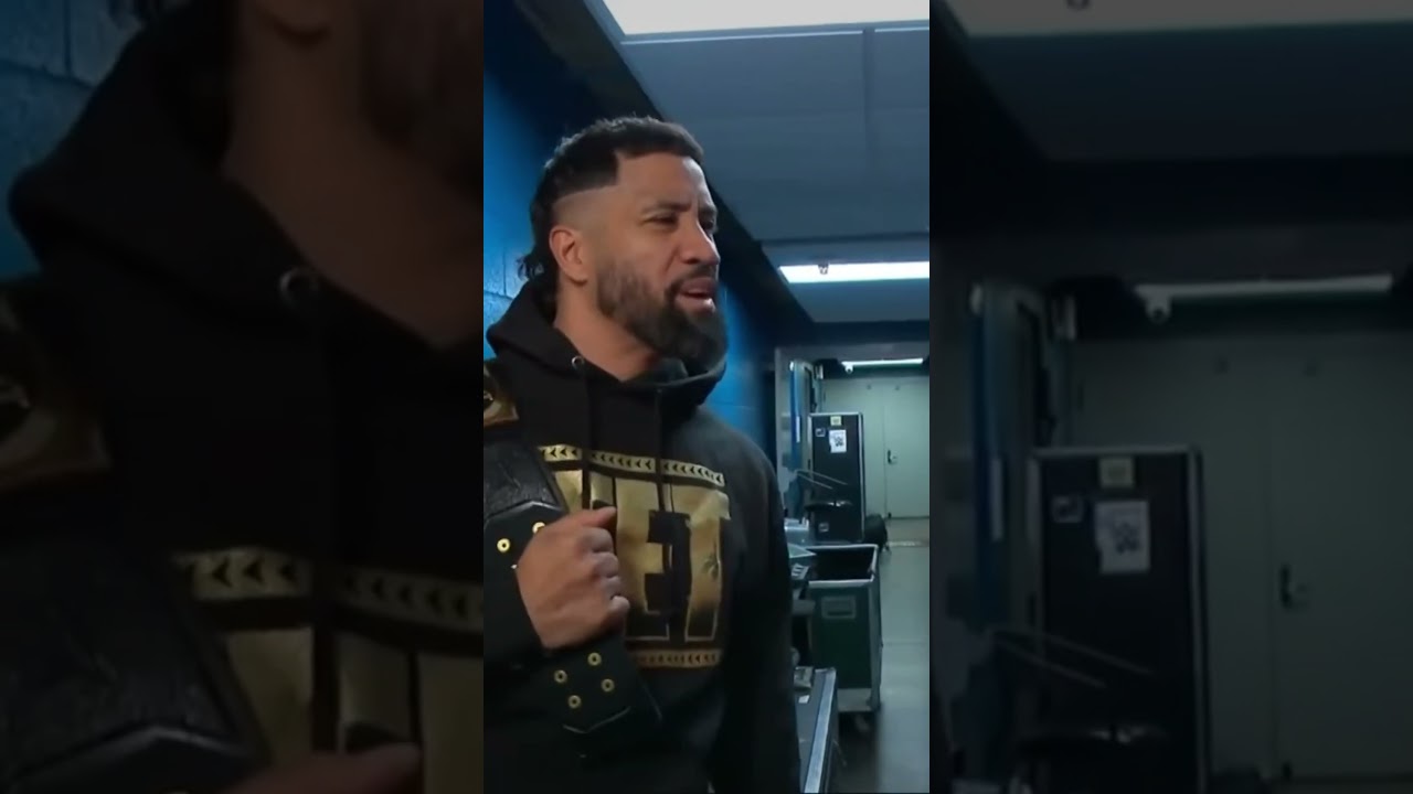 Jimmy & Jey Uso backstage segment reminds me of Family Matters #familymatters #wwe #bloodline #yeet