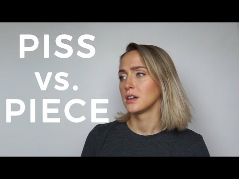 PIECE vs. PISS  | AMERICAN ENGLISH PRONUNCIATION