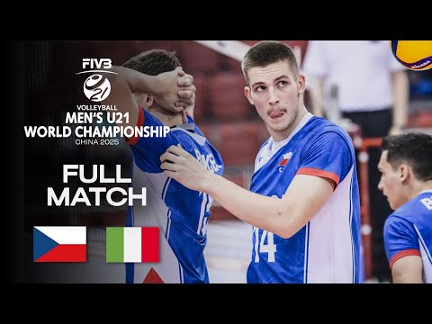 Czechia vs. Italy - Semi Final 1 | Men's U21 World Champs 2025 - Full Match