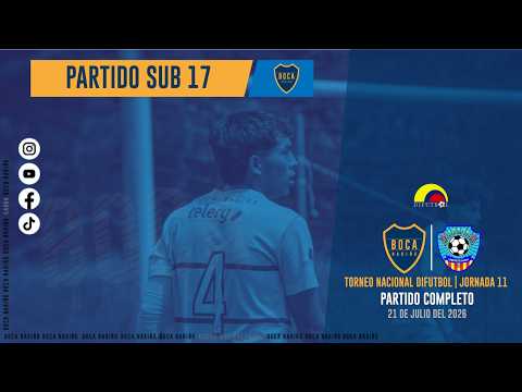Boca Nariño sub-17 Lorenzo de Aldana j13 21 de julio del 2026