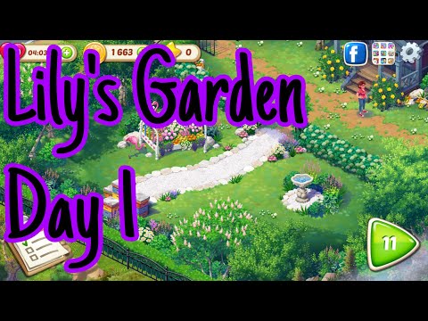 Lily’s Garden Gameplay Walkthrough - Lily’s Garden Day 1