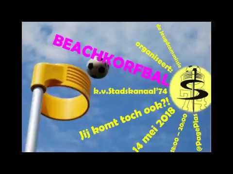 Stadskanaal'74 Beachkorfbal 14 mei 2018