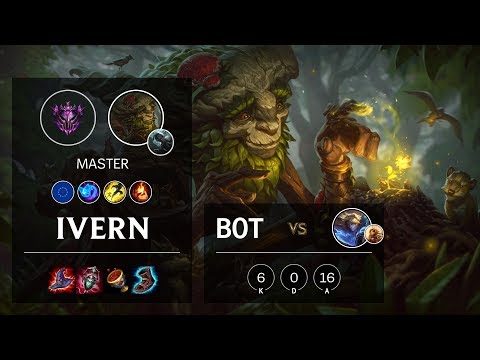 Ivern Bot vs Ezreal - EUNE Master Patch 10.12