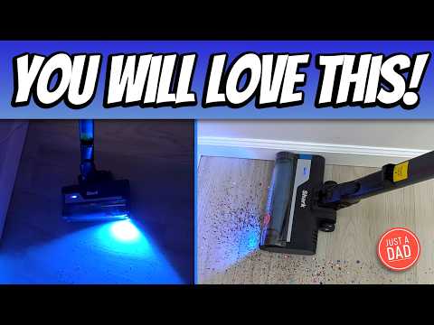 Shark PowerPro Reveal Plus Cordless Vacuum, FloorDetect & Dirt-Reveal Technology, HEPA Filter, Carpet & Hard Floor, Rechargeable, Charcoal, IZ376H video review thumbnail