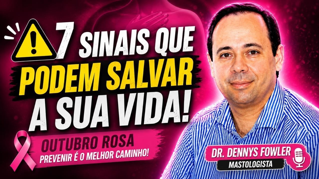 Outubro Rosa, mês de prevenção do câncer de mama! - DizPraMimCast