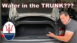 How to Fix Maserati GranTurismo Trunk Water Leak: DIY Diagnosis, Repair, and Prevention Tips