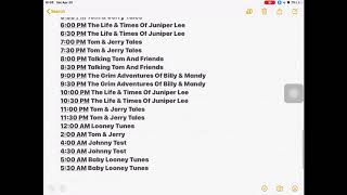 Boomerang Retro TV Schedule Weekends April 25th 2020 - May 2nd 2020