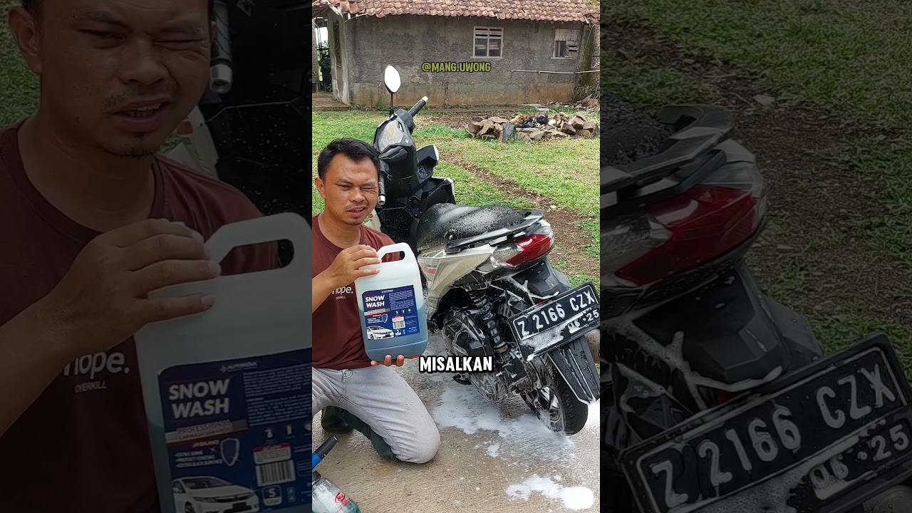LINK PRODUK NO 20 DI PROFIL BIO MANG UWONG. Shampo motor 5 liter Automova #shorts #automobile