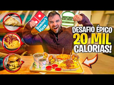 20 MIL CALORIAS EM UM DIA - OS MELHORES FAST FOODS DA GRINGA!