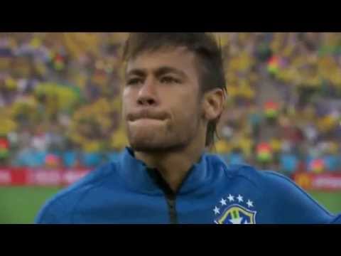 Torcida canta o hino junto com a seleção brasileira e emociona - Copa do Mundo FIFA Brasil 2014 [HD]