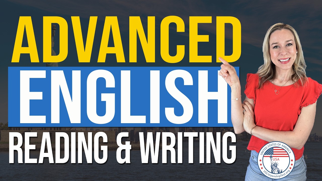 50 ADVANCED English Reading & Writing Test for US Citizenship Interview N400 #citizenshipwithjackie
