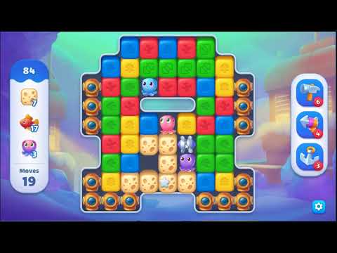 Fishdom Blast Level 84 - NO BOOSTERS GAMEPLAY 🐠 | SKILLGAMING ✔️