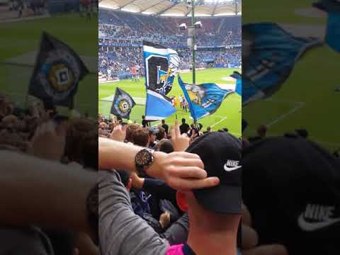 HSV:HEIDENHEIM #3:2 #Support auf der Nordtribüne #DhsCrewHamburg